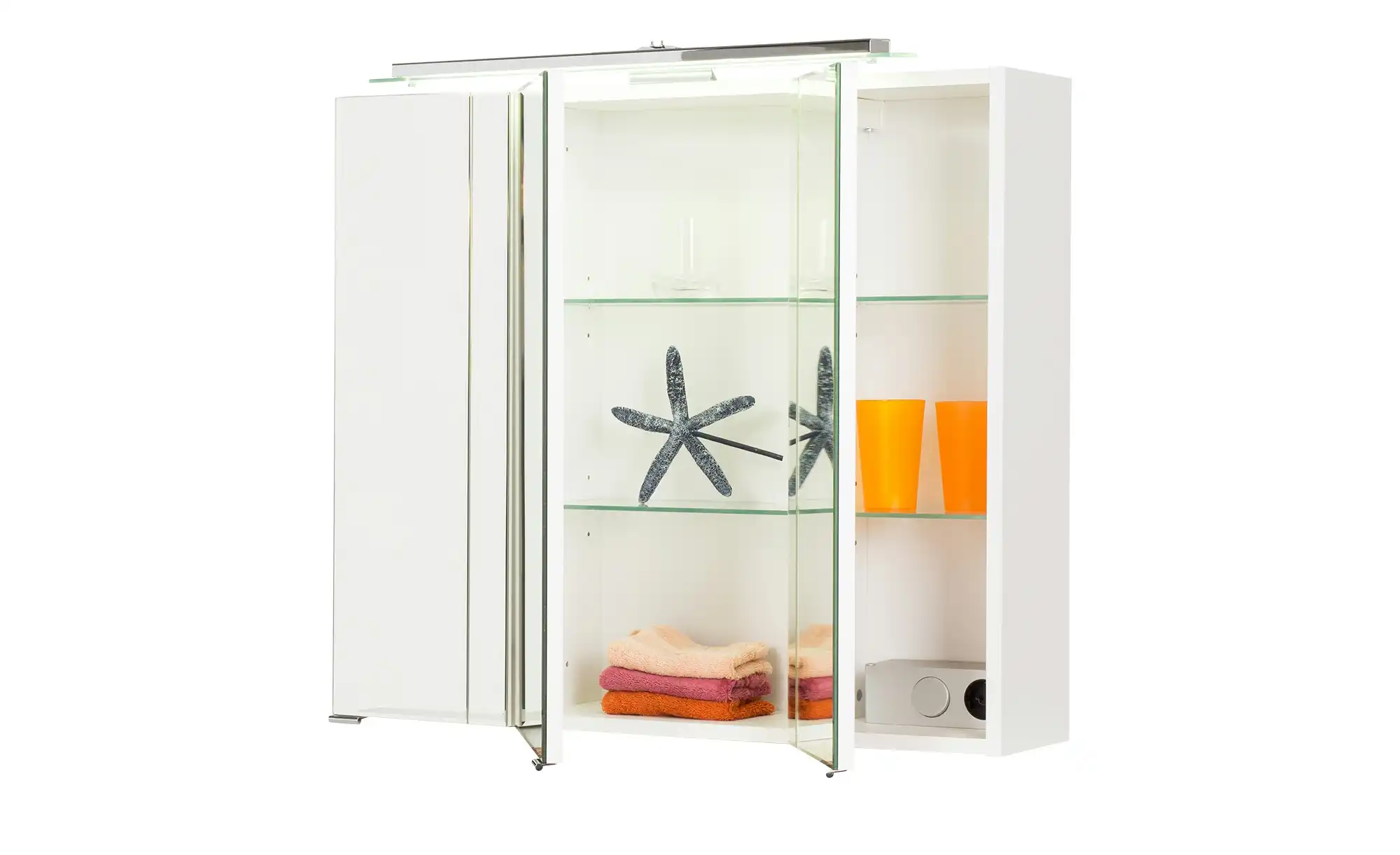 Spiegelschrank 3-türig weiß Schluchsee