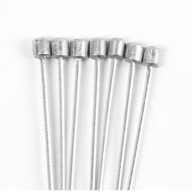 (20er Set) Edelstahl Fahrrad Bremskabel Velo Bremszug Universal Bowdenzug - Silber
