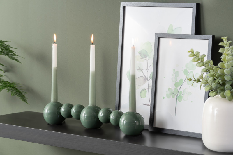 Candle Holder Bubbles Straight PT4200BK Black