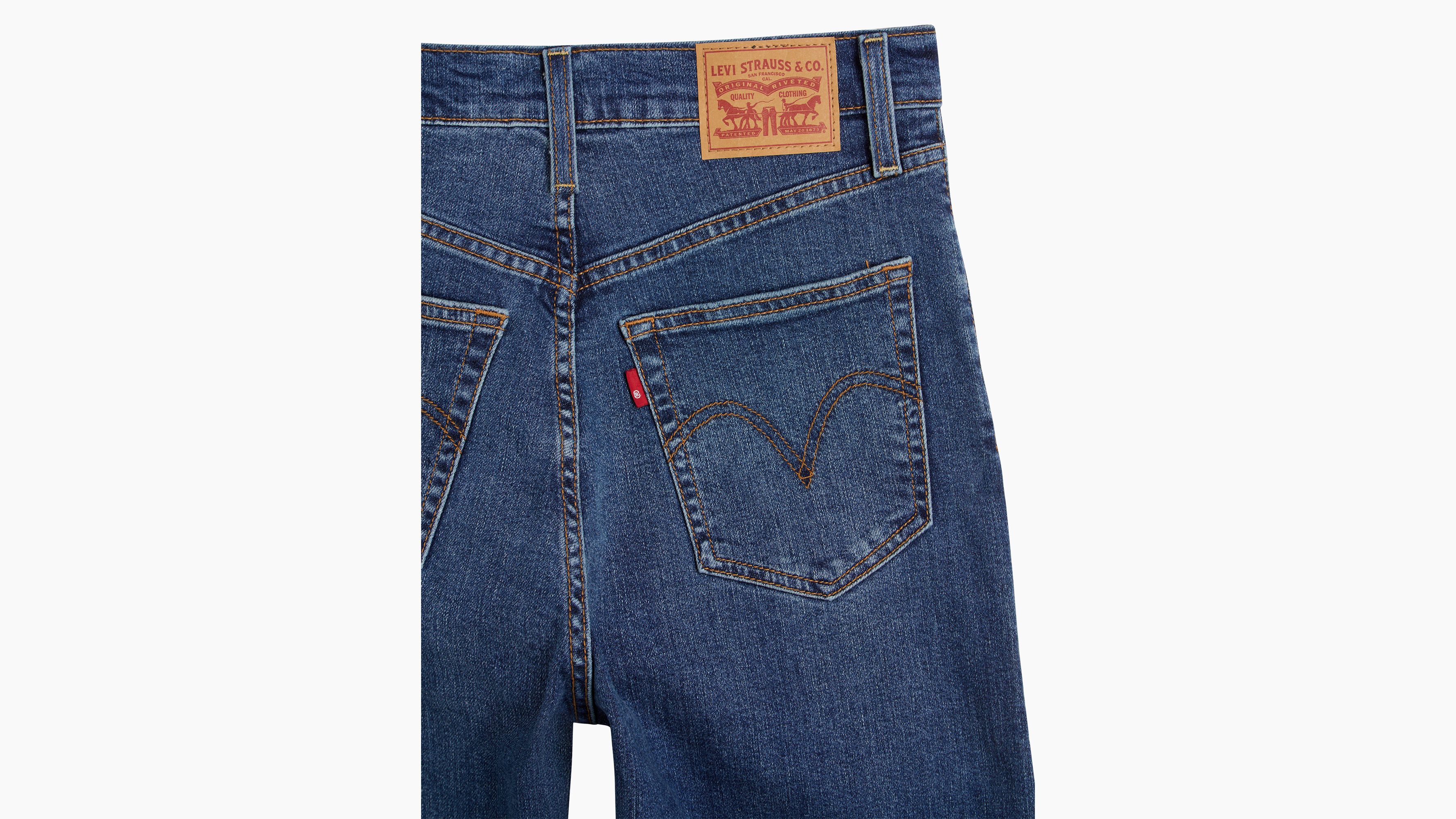Jean Ribcage droit cheville - Dial Up The Music - Bleu