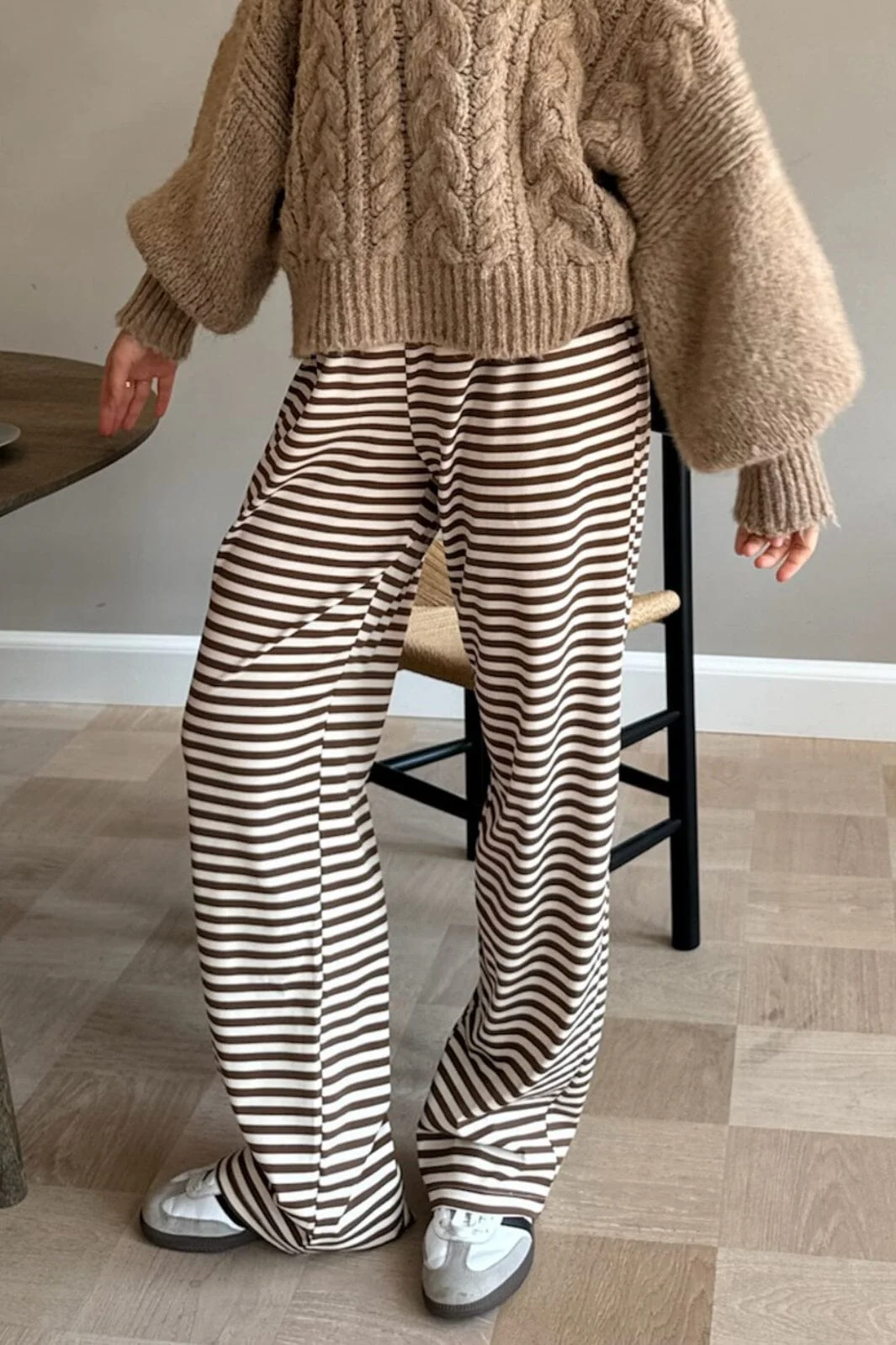 BYIC Zhannaic Pants bs brown stripes
