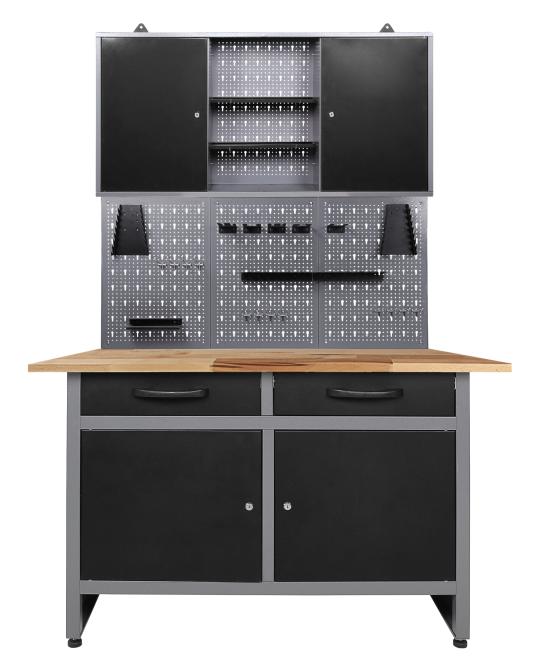Ondis24 Werkplaatsset Werner 120 cm 1 Kast, Werkplaatsuitrusting, Werkbank