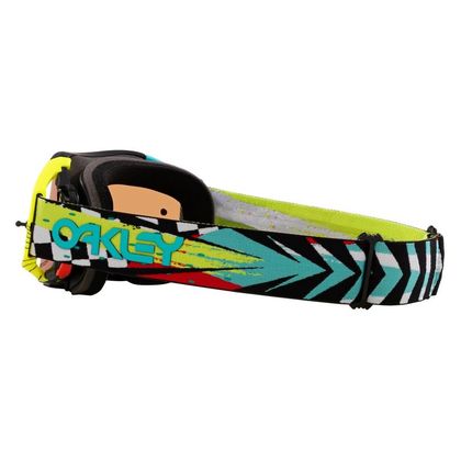 Masque cross Oakley AIRBRAKE MX JEFFREY HERLINGS SIGNATURE ECRAN IRRIDIUM 2024 - Bleu / Noir