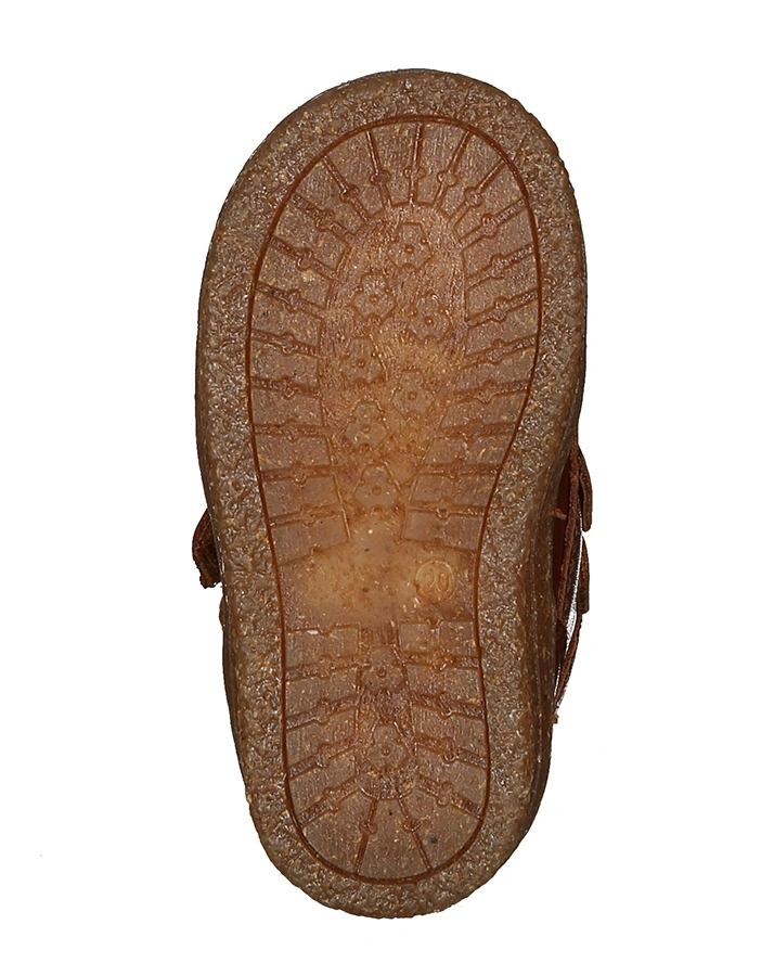 Lauflern-Boots AKSEL VELCRO gefüttert in brandy