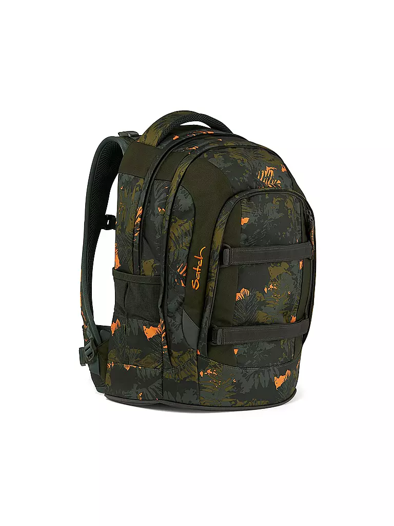 SATCH Schulrucksack Satch Pack Jurassic Jungle dunkelgrün