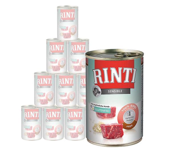 Rinti Sensible Nassfutter für Hunde, 12 x 400