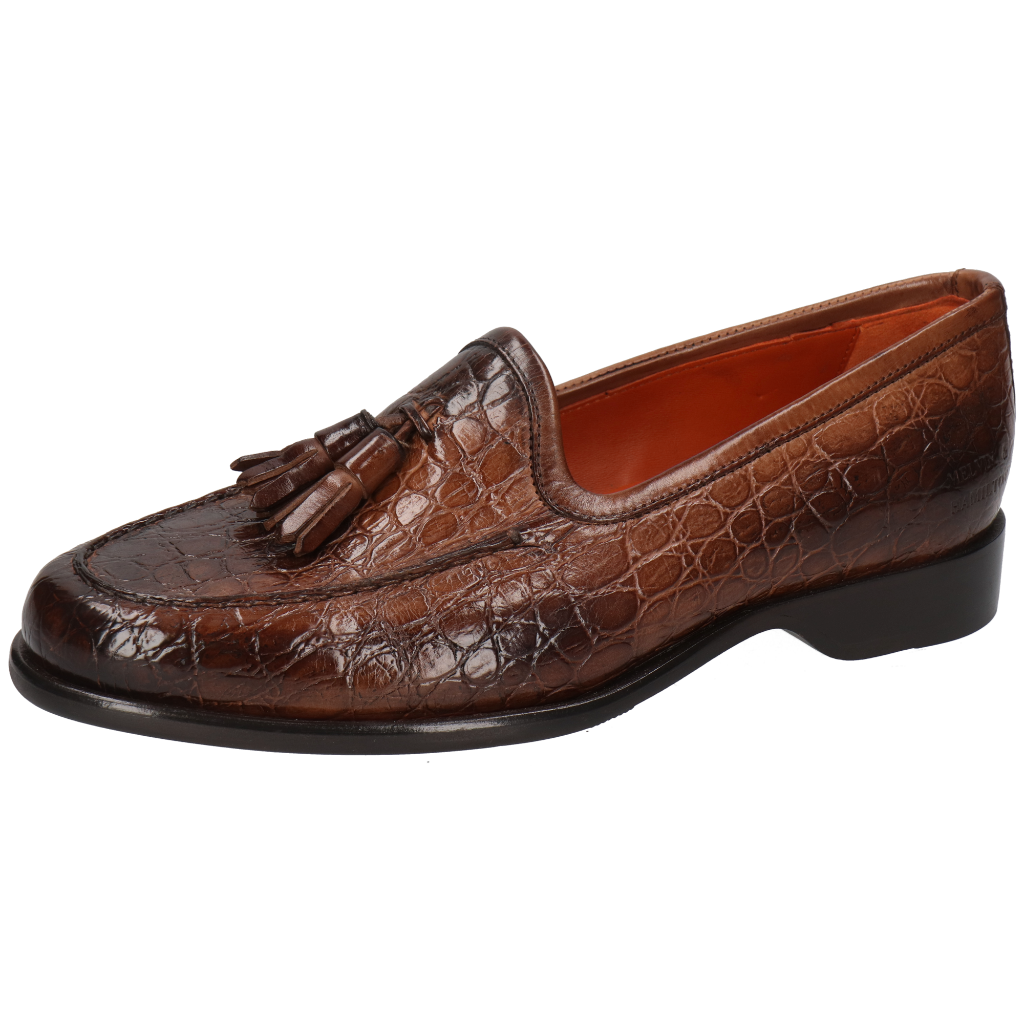 GIANNA 6 - Mocassins à talon plat | Marron