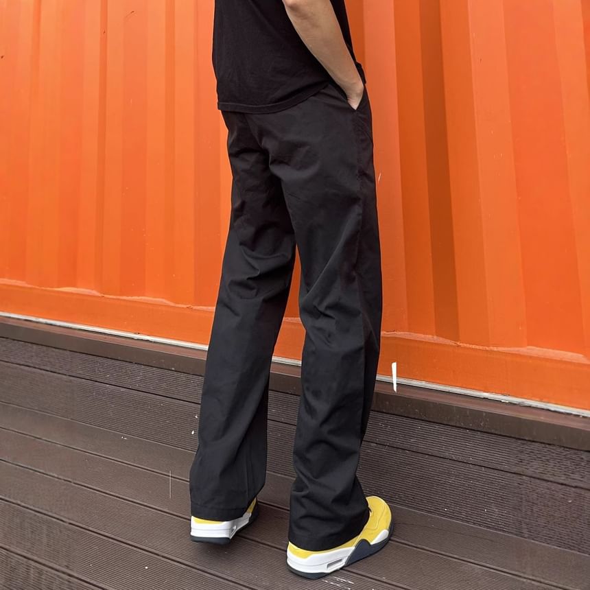 Blueforce - Hoge taille canvas rechte broek