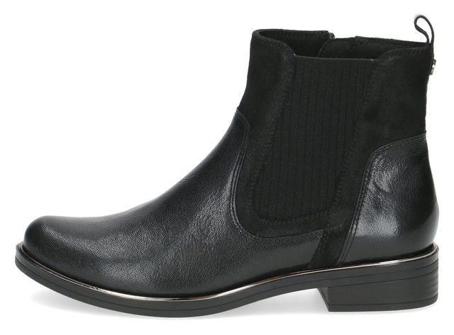 Caprice Chelseaboots  , Blockabsatz, Boots, Stiefelette mit praktischem Reissverschluss