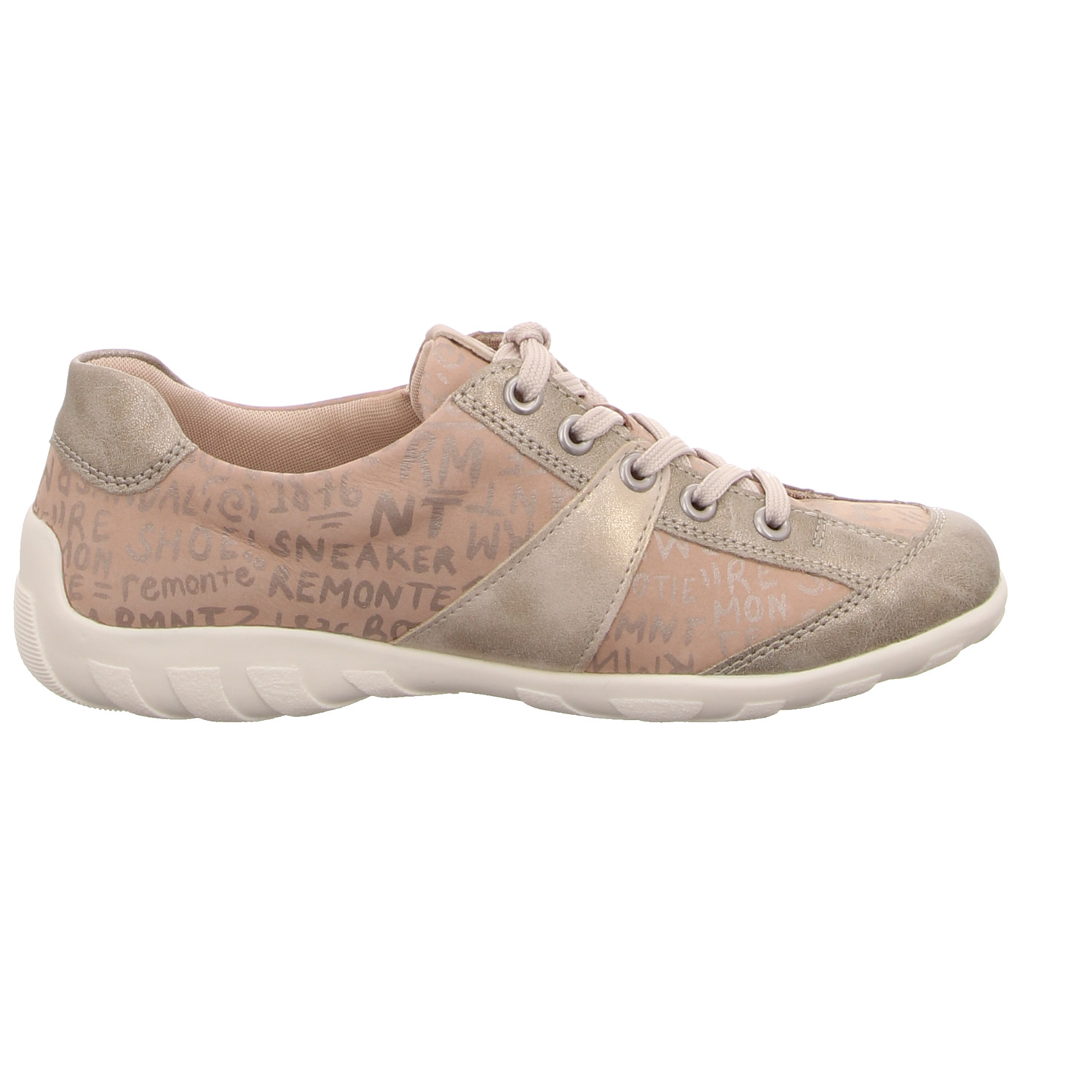 Remonte Schnürer beige