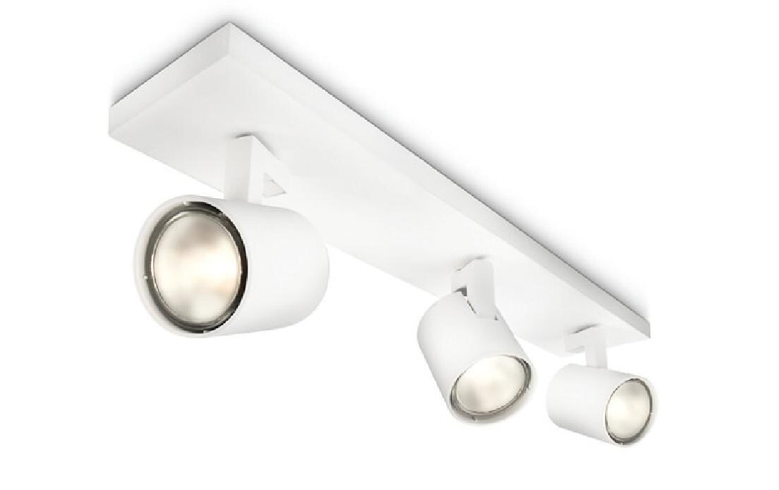 Aufbauspot Runner, 3 x GU10, 20 W, WeissMyLiving Aufbauleuchte mit beweglichem Leuchtenkopf