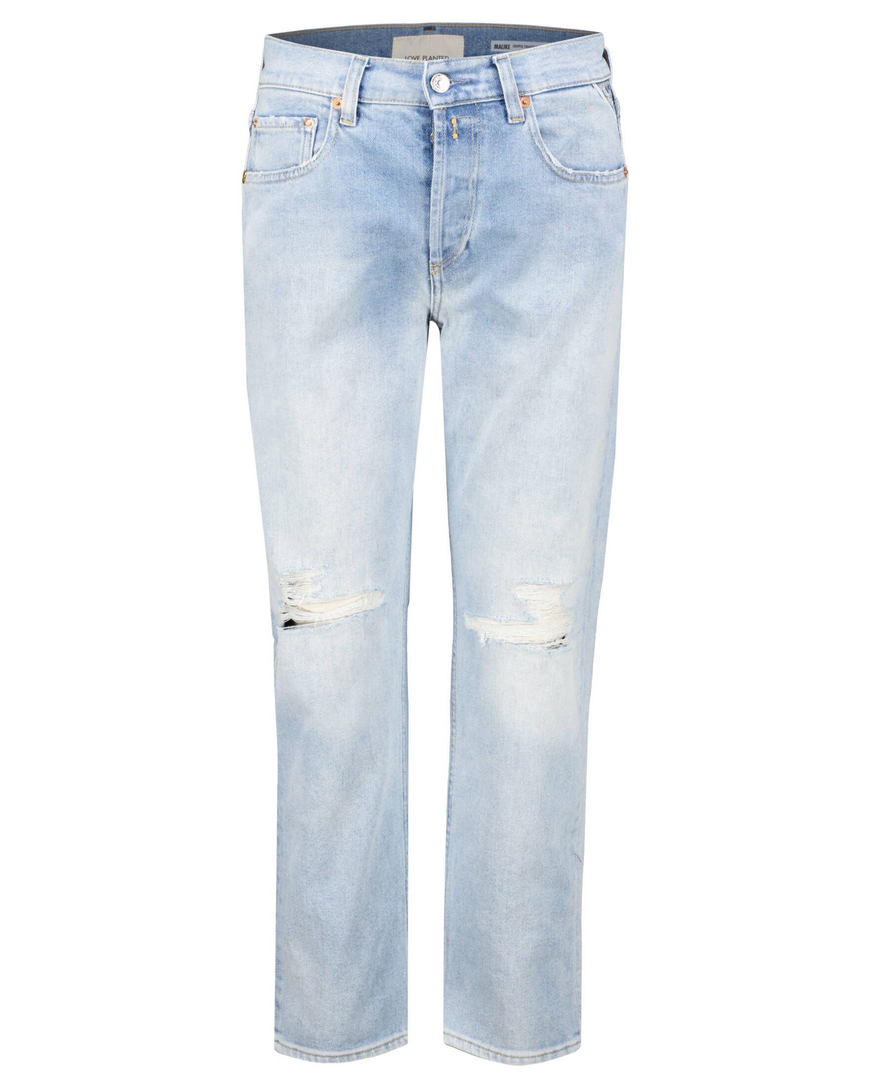 Replay| Damen Jeans MALIKE Cropped Straight Fit High Rise verkürzt