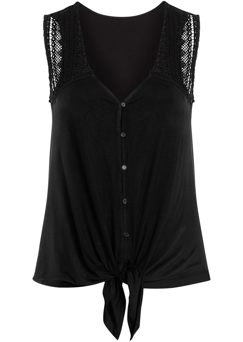 Top à dentelle en viscose