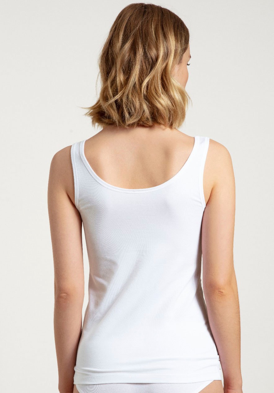 CALIDA Tanktop »Natural Benefit«, Rundhals-Ausschnitt, Single Jersey Qualität, elastisch, weich