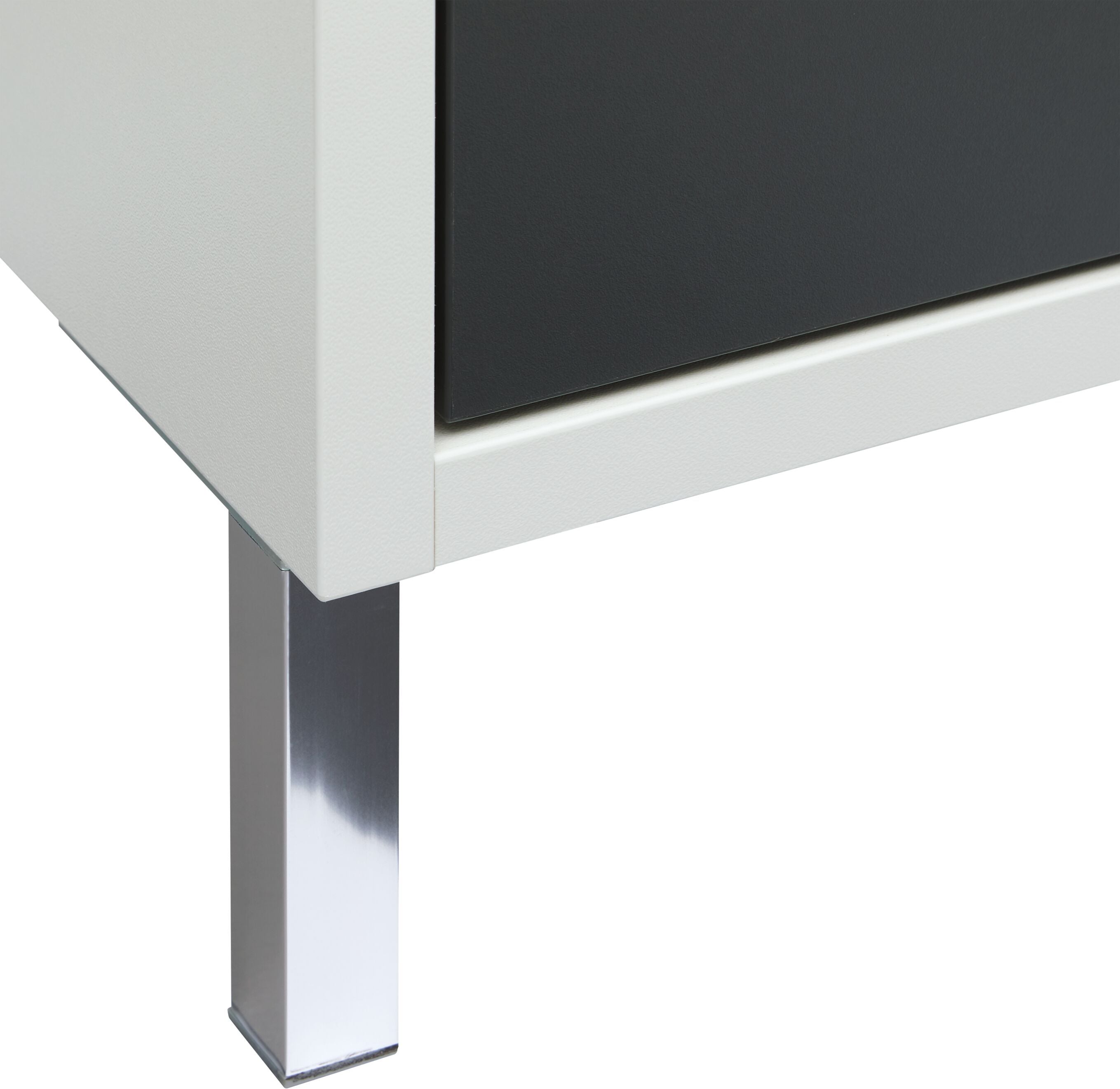 SIERRA Lavaboy - Weiss / Anthrazit / B: 80.0 cm x T: 35.0 cm x H: 60.0 cm