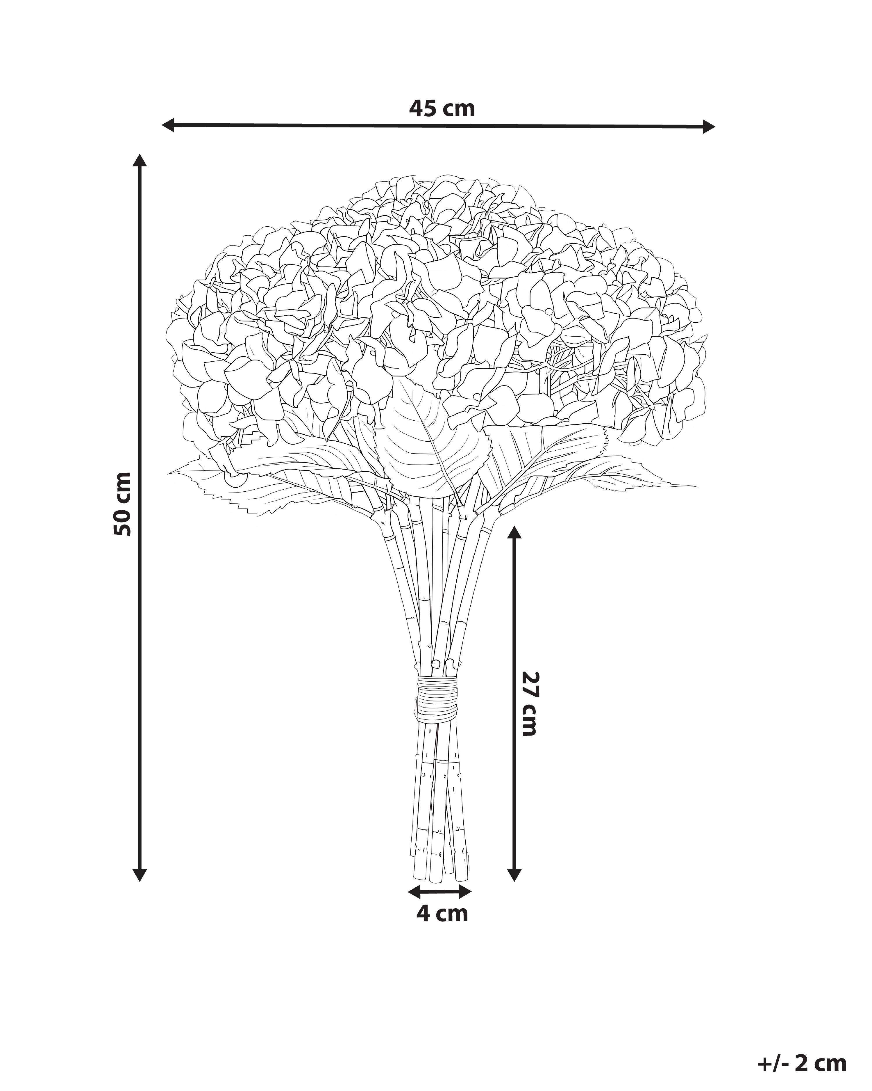 Kunstbloemenboeket PERNES 50 cm Paars