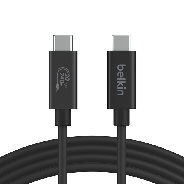 Belkin USB-Kabel »Connect« USB-C 200 cm USB4 USB-C / USB-C, 240W, 20 Gbit/s