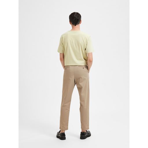 Selected Homme Miles Flex Bukser, Greige, W33/L32