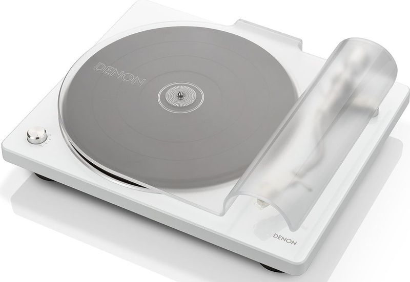 Denon - DP-400 - Platenspeler - Weiss - Riemen aangedreven