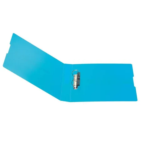 Herlitz Ringbuch PP A4 2 Ringe 25mm transparent blau