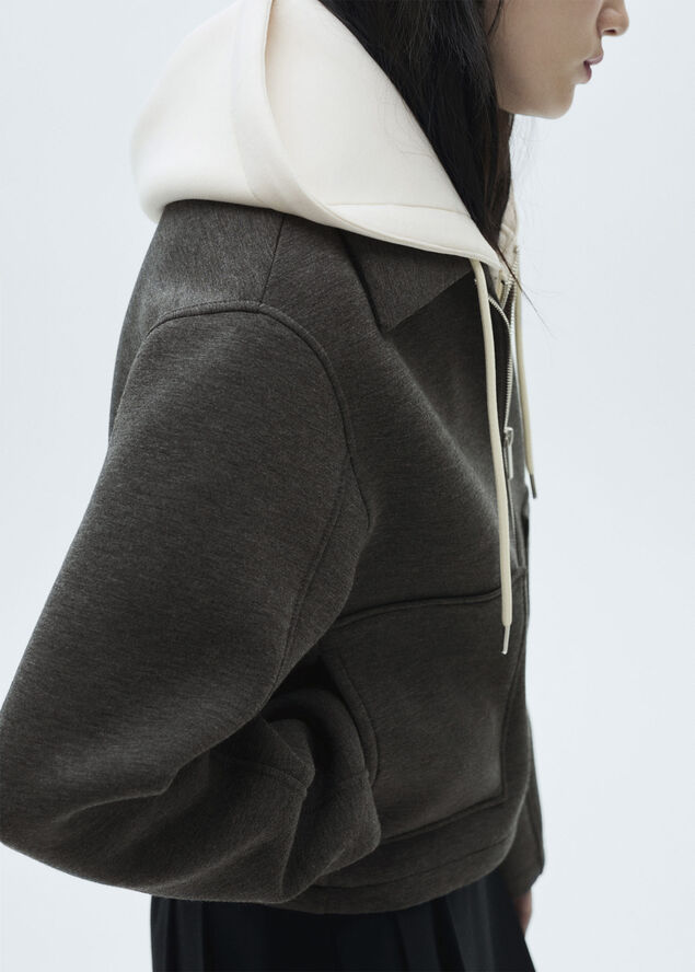MANGO Hooded combination jacket 92