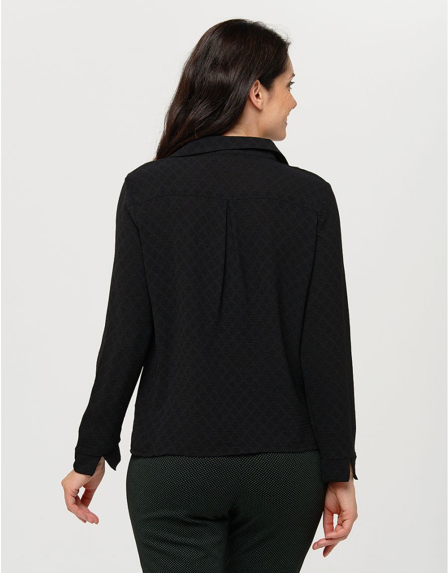 Blouse fluide noire