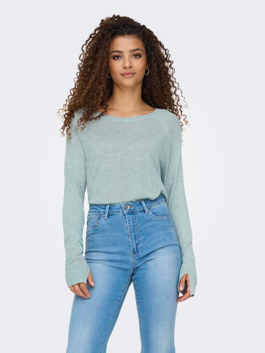 ONLVIENNA Strickpullover Gray Mist