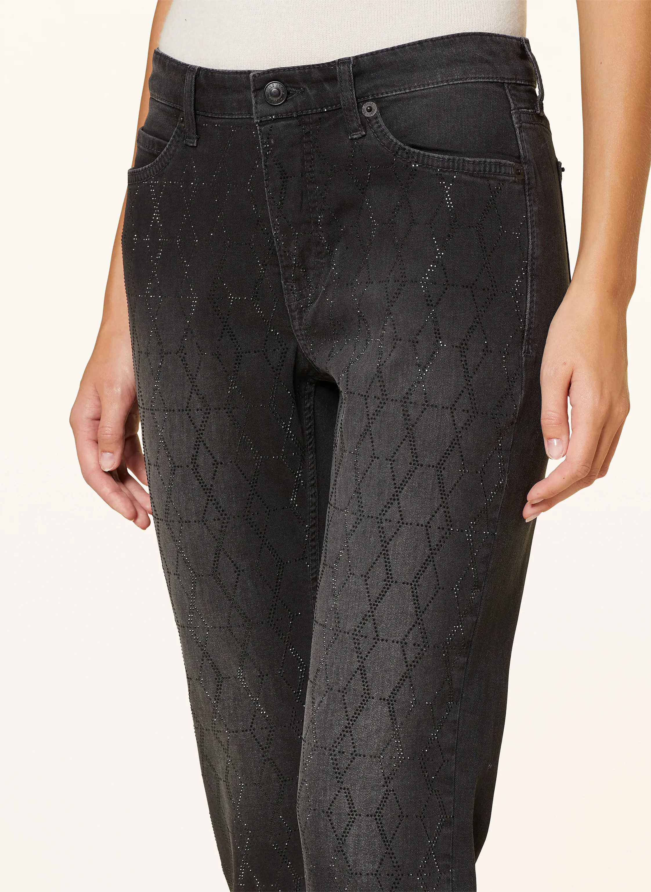 MAC Jeans SKINNY CHIC mit Schmucksteinbesatz