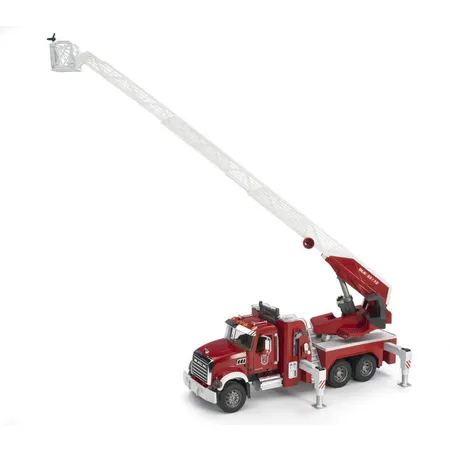 BRUDER® 2821 MACK Granite Feuerwehrleiterwagen mit Pumpe