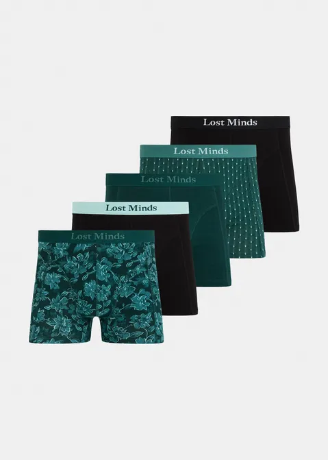 Boxer met logo groen (GRN)