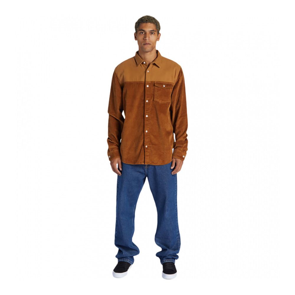 DC Shoes CLOSED LINES - Chemise Homme dc wheat