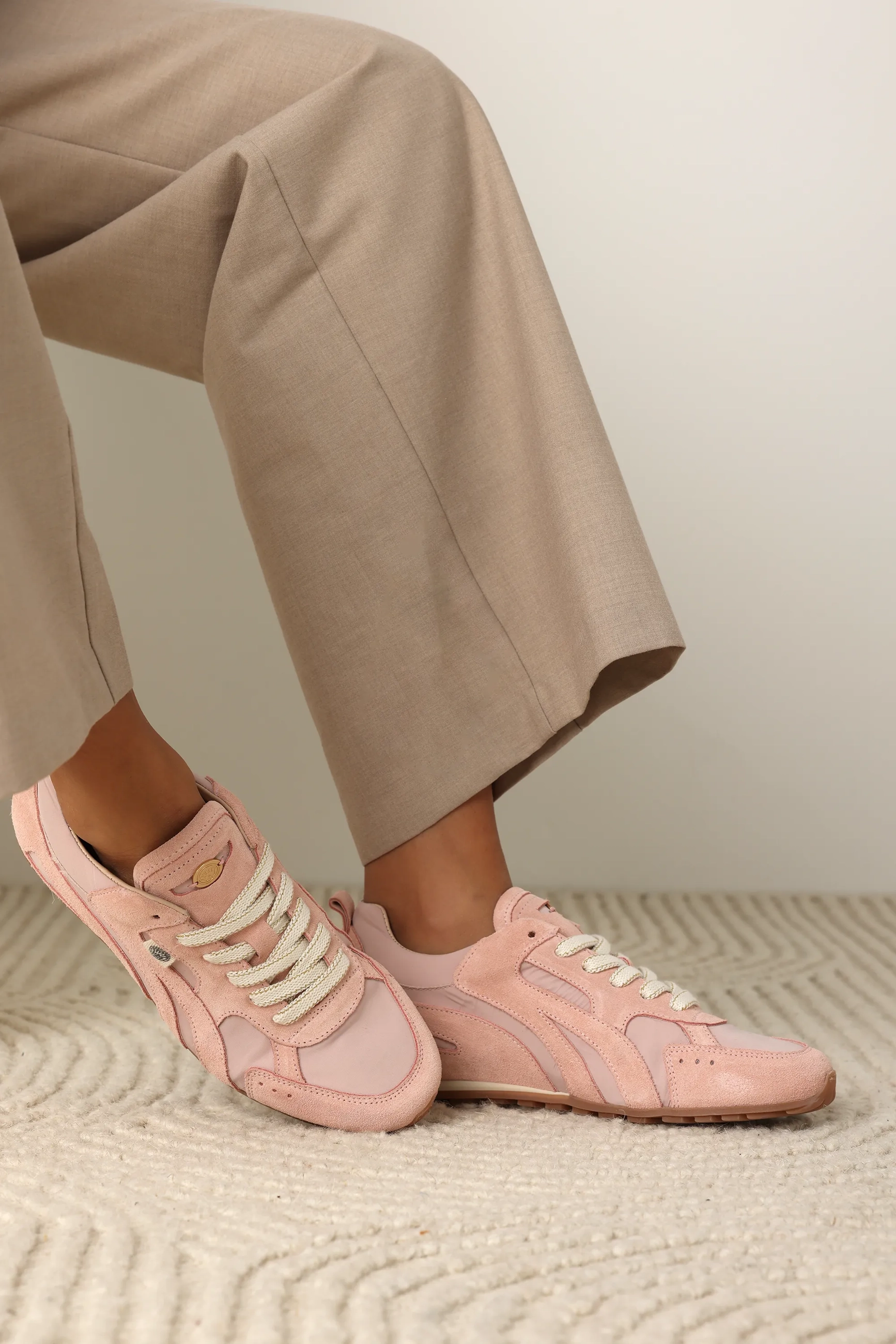 UTA MORE Sneaker nylon Pastel Pink