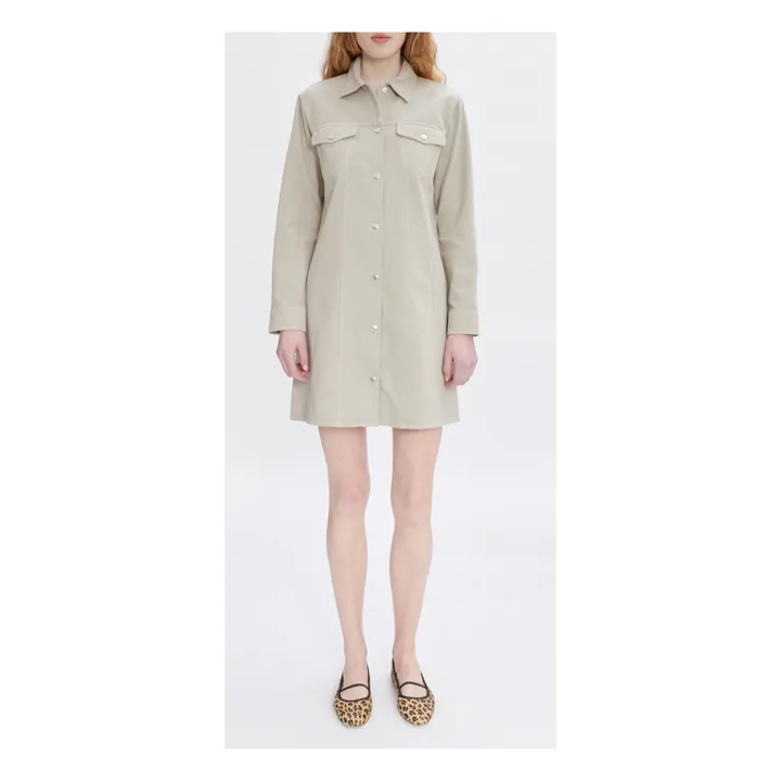 A.P.C. Robe Alpine Coton Bio et Recyclé | Taupe