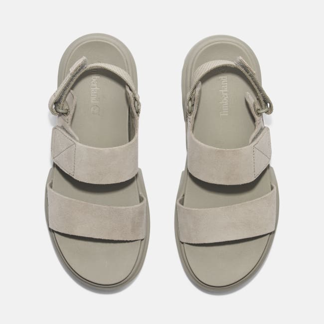 Sandalo a Doppia Fascia Greyfield da Donna in                beige