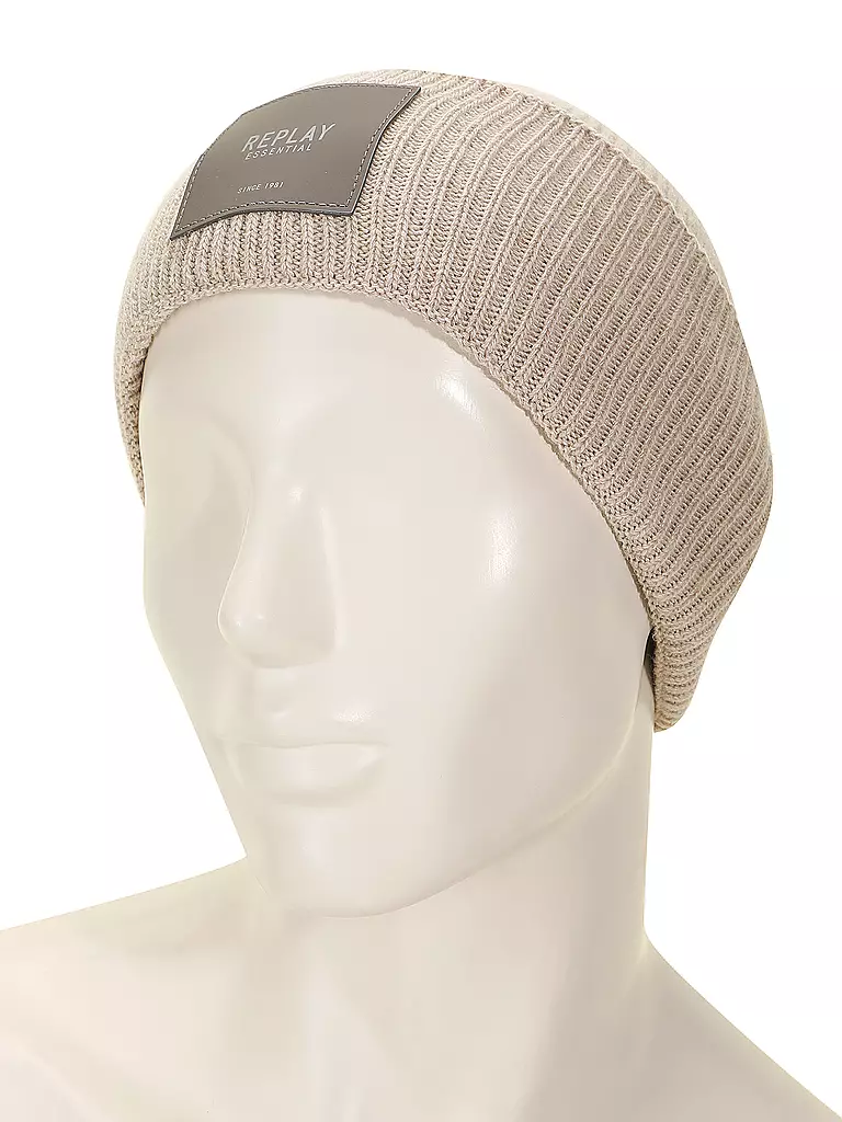 REPLAY Mütze - Haube beige