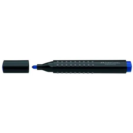 Faber-Castell Permanentmarker GRIP 1504, Rund, blau