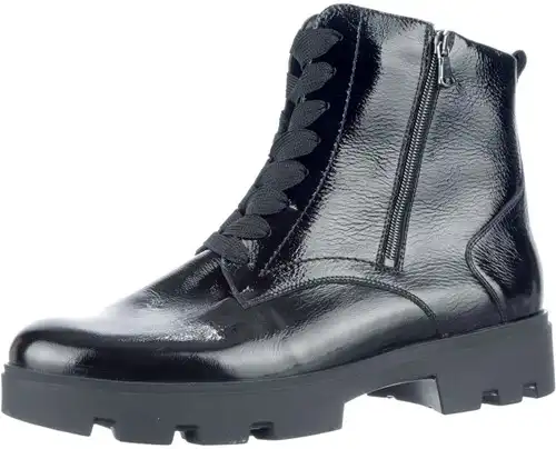 694806 K Waldlaufer zwart lak - maat 4 veterboot zwart lak - maat 4 Calandschoen
