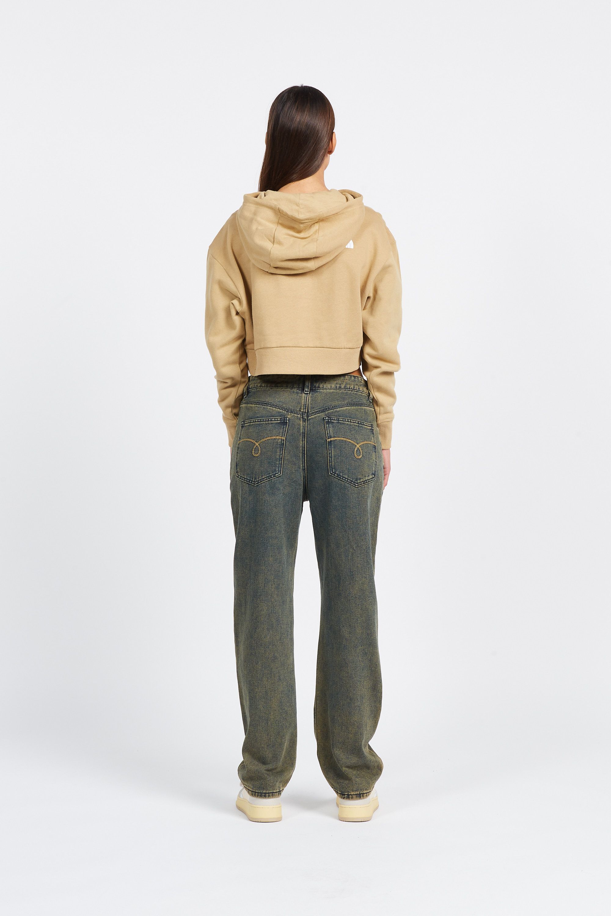 THE NORTH FACE Hoodie TREND CROP Beige