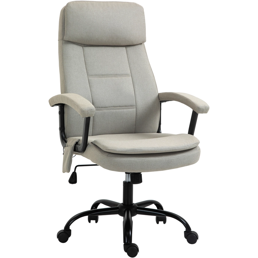 Vinsetto Bürostuhl  mit Massagefunktion beige