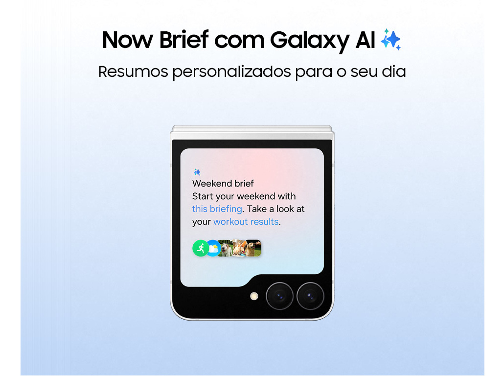 SMARTPHONE SAMSUNG GALAXY Z FLIP 7 FE 256GB BRANCO