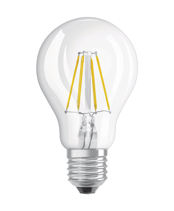 Osram LED Base standardpære E27 4 W 2-pk.
