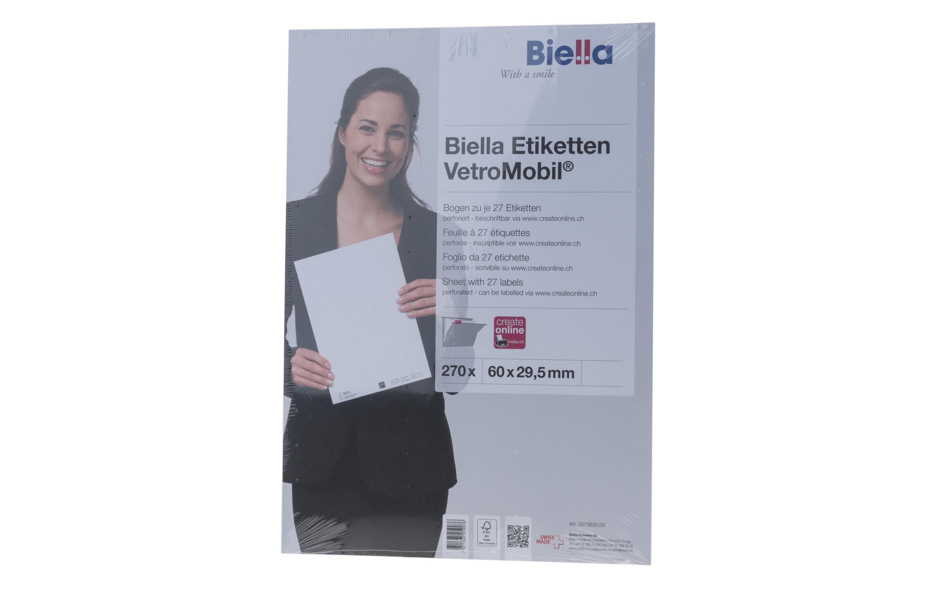 Universal-Etiketten 30 x 60 mmBeschriftungsetiketten für Hängemappen