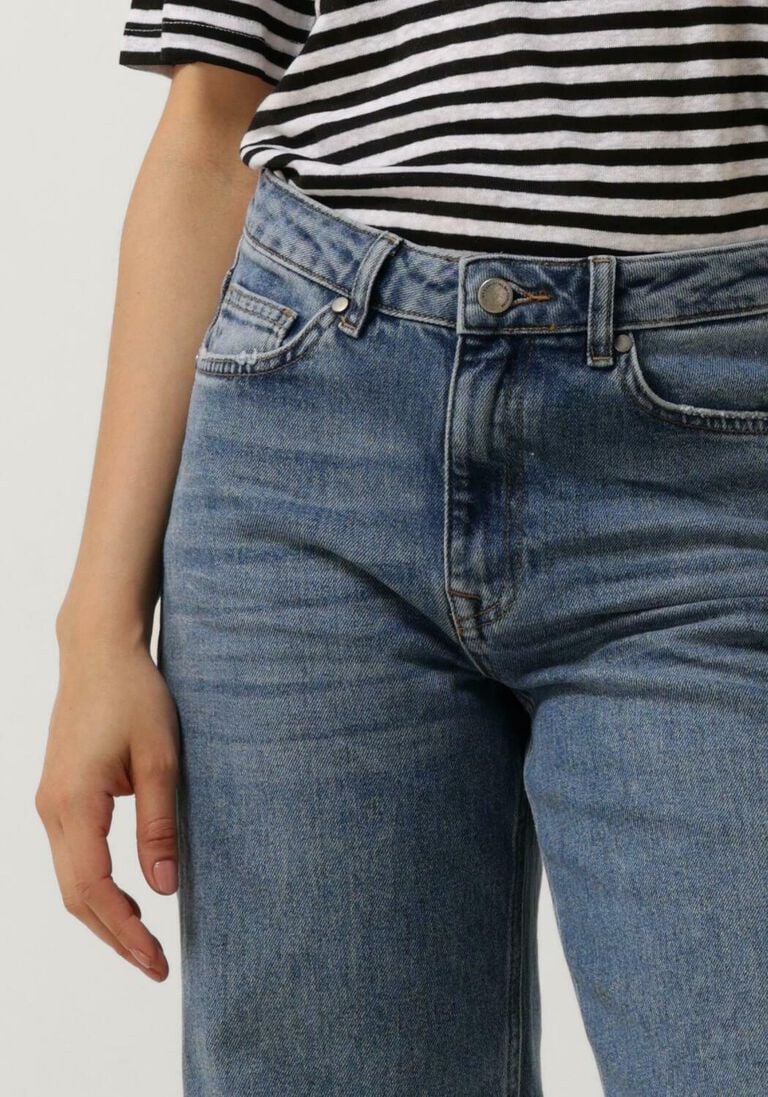 MY ESSENTIAL WARDROBE blauwe my essential wardrobe wide jeans 35 the louis 139 high wide y