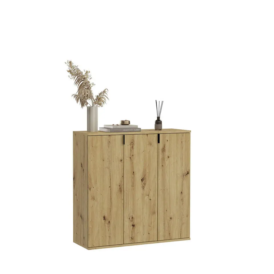 Hioshop ProjektX kommode 2 1 deuren 3 deuren eiken decor