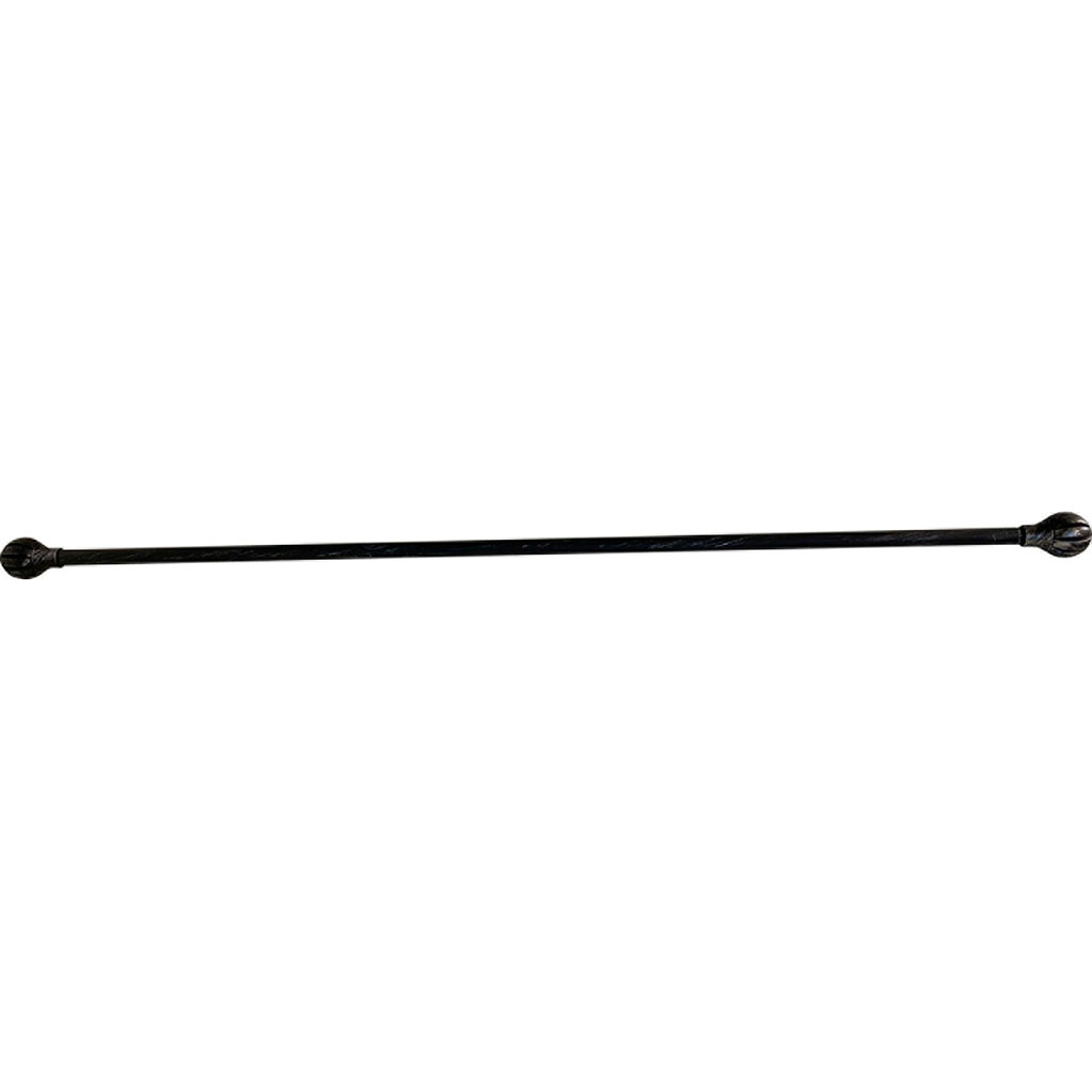 Kit tringle extensible 210-380cm TOUCHZEN noir argent D 19mm