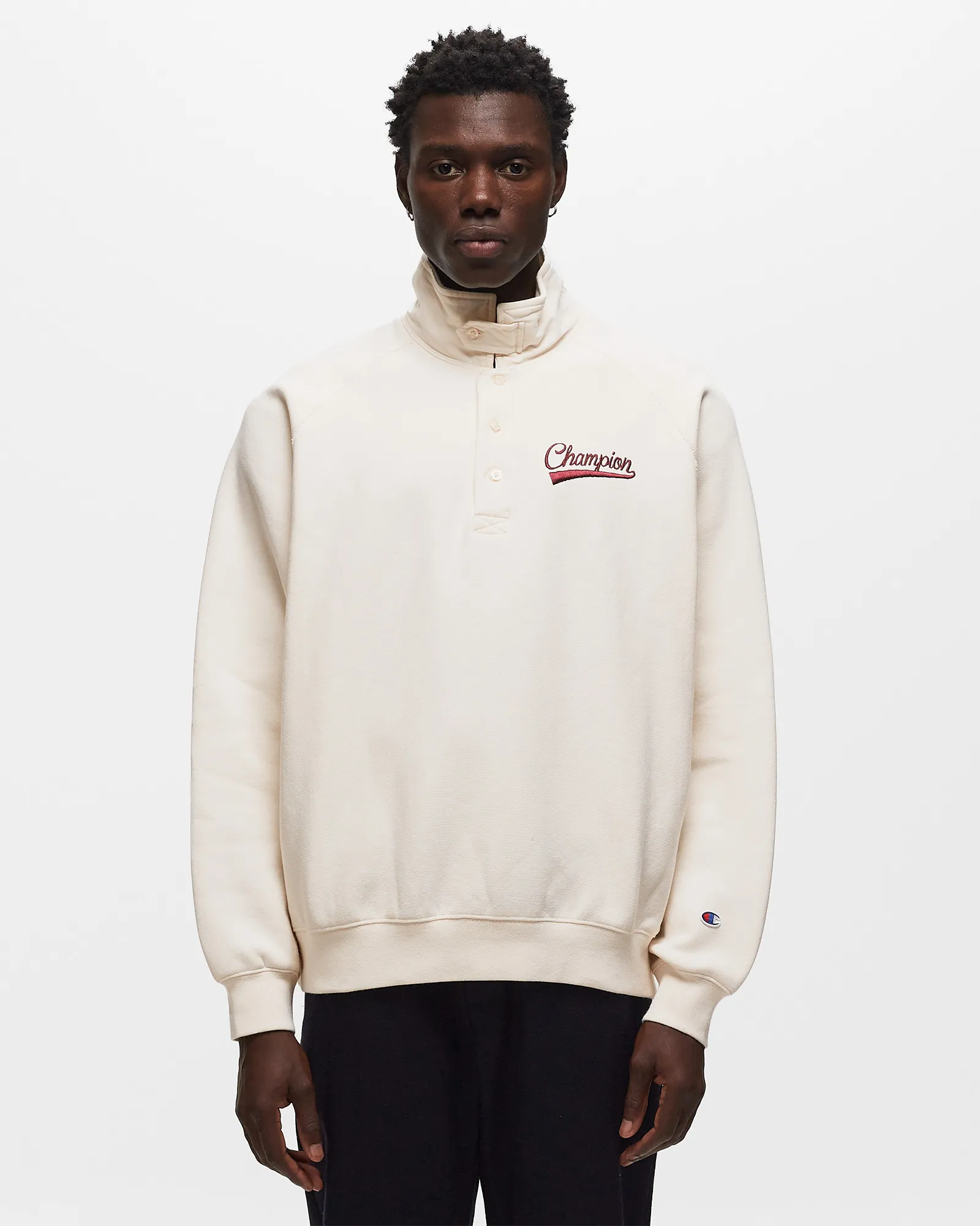 CHAMPION Polo Neck Sweatshirt
