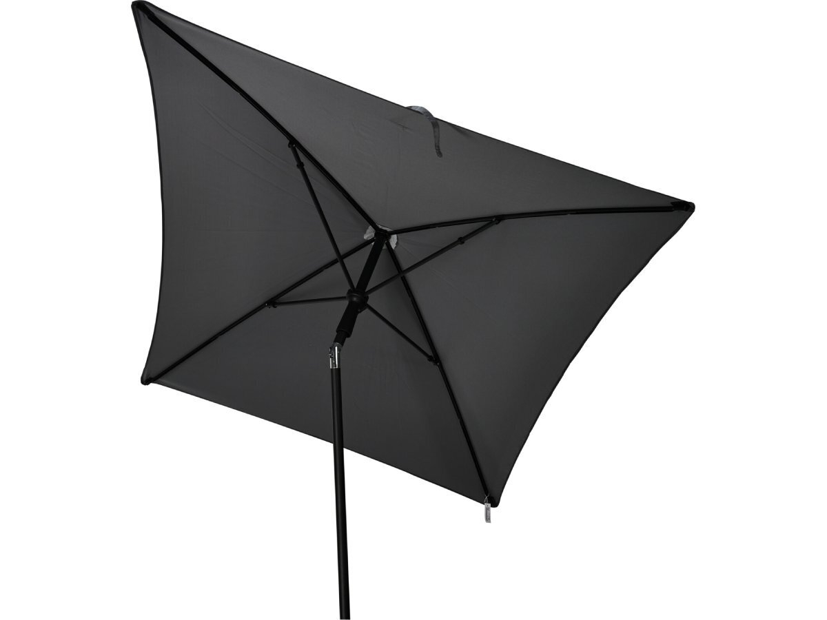 125 x 200 cm rechthoekige strandparasol - Grey
