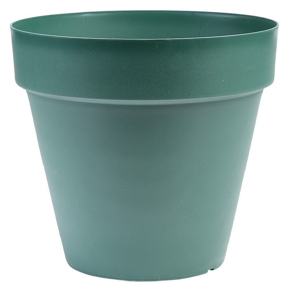 Cache pot de jardin rond vert jungle 10L
