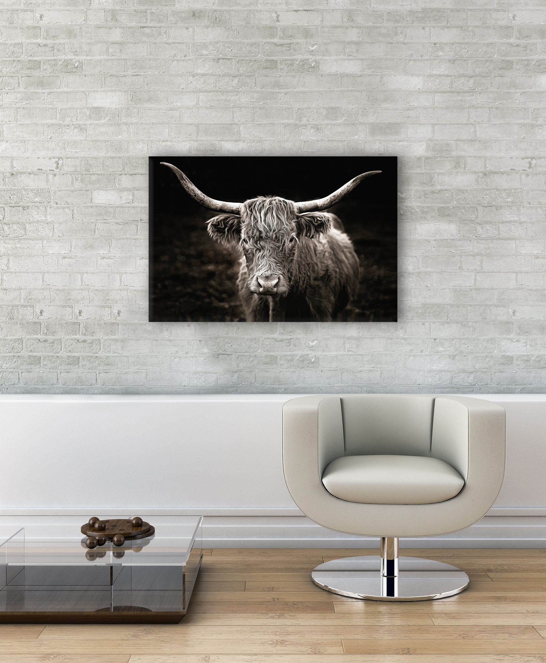 Bönninghoff Leinwandbild »Hochlandrind« Kuhbilder 1 Stk. tlg. BxH: 90x60 cm
