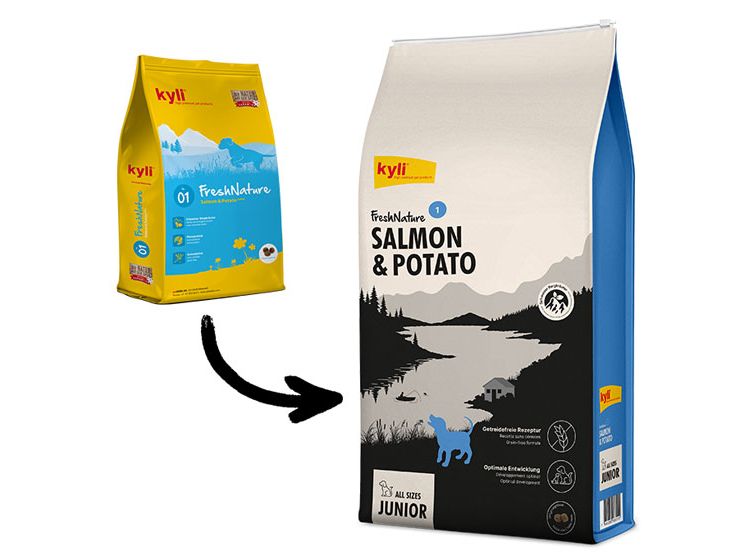 kyli Trockenfutter FreshNature Nr. 1 Junior, 12 kg Alleinfuttermittel für junge Hunde